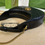 Gucci GG Marmont Half-moon-shaped Mini Bag